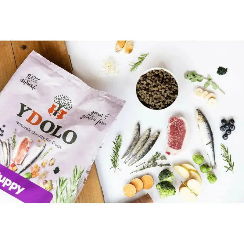 YDOLO Puppy – półwilgotna karma dla szczeniąt z wieprzowiną i rybami 10kg YDOLO