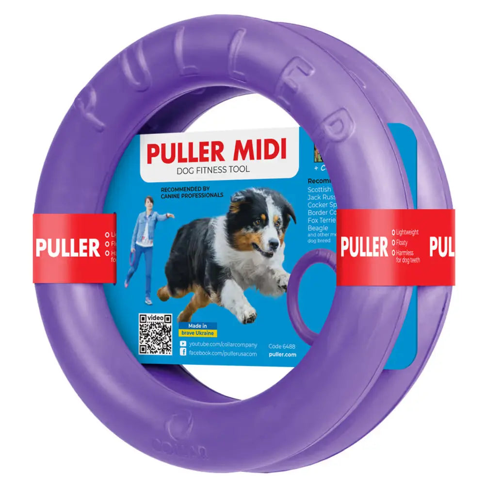 Puller Midi 19,5cm 2szt. - ringo dla średniego psa, zabawka treningowa
