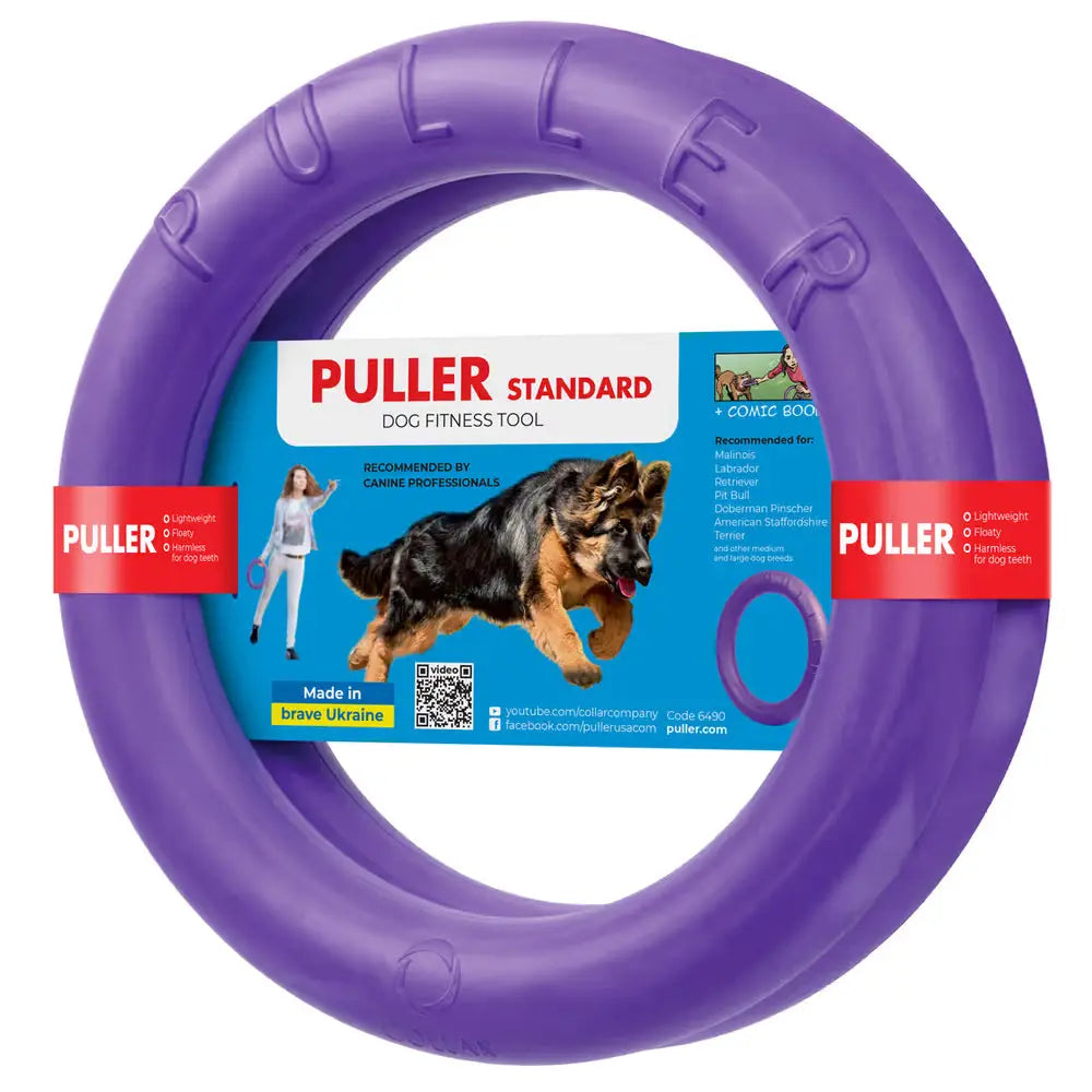 Puller Standard 28cm 2szt. - ringo dla dużego psa, zabawka treningowa