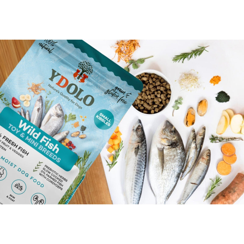 YDOLO MINI WILD FISH RYBY MORSKIE- Półwilgotna karma dla psów małych i miniaturowych 700g