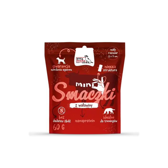MINI Smaczki z wołowiny 60g Syta Micha