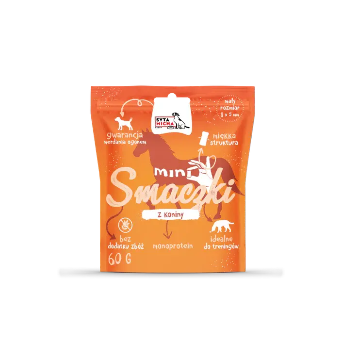 MINI Smaczki z koniny 60g Syta Micha
