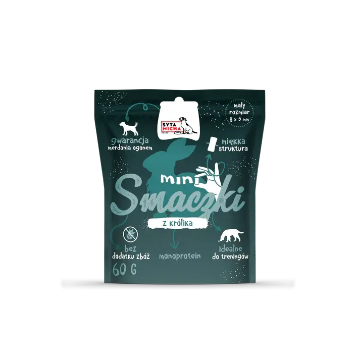 MINI Smaczki z królika 60g Syta Micha