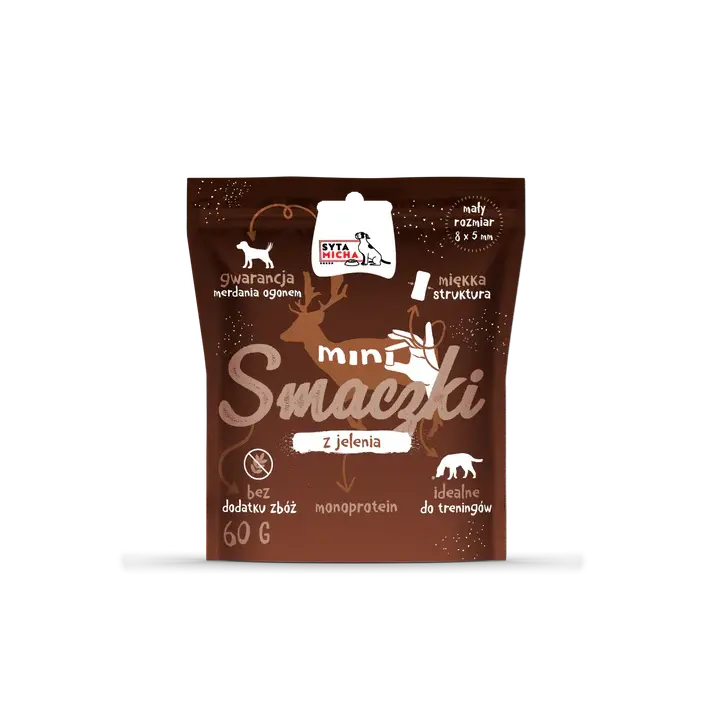 MINI Smaczki z jelenia 60g Syta Micha