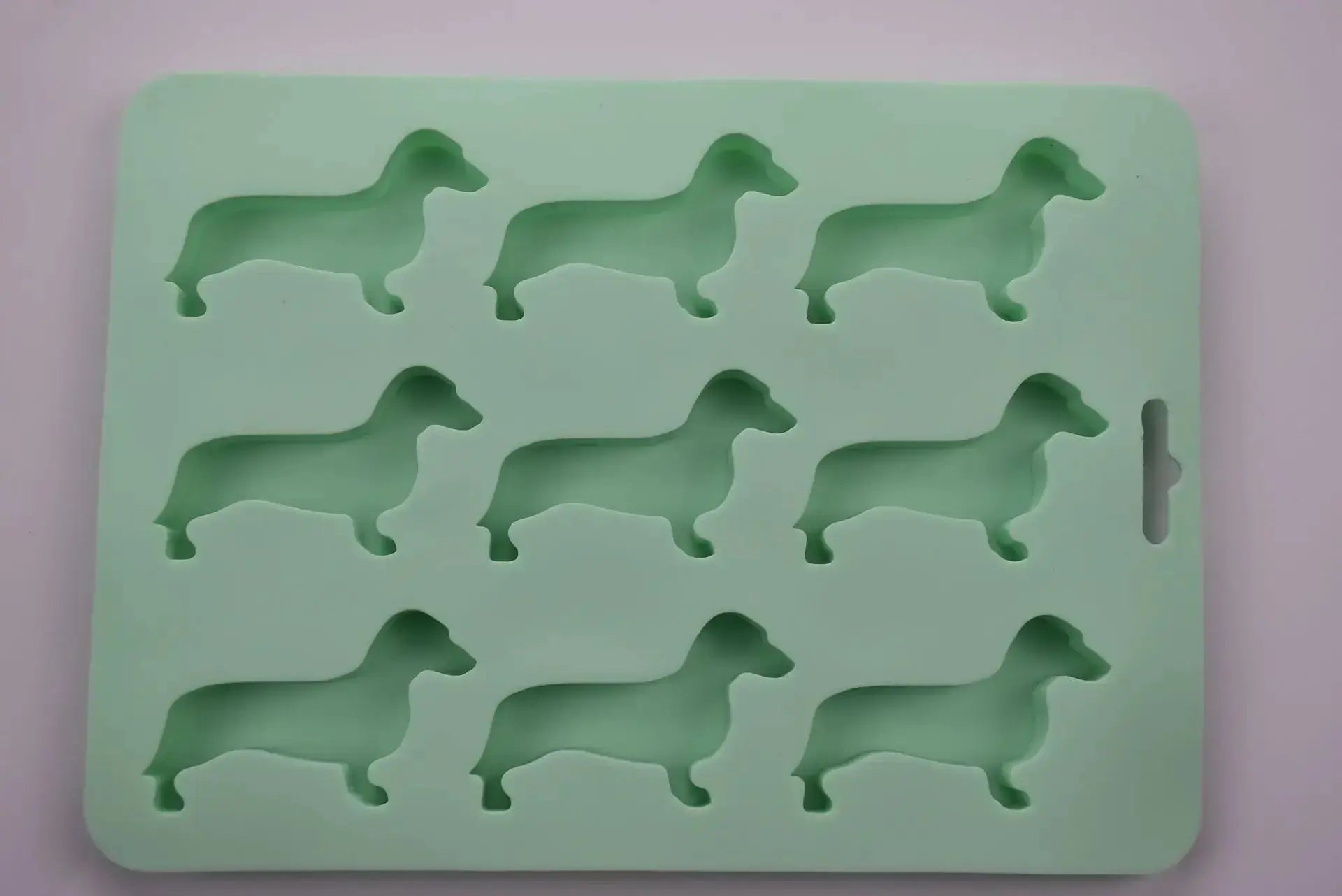 Dachshund Ice Cube Tray – silikonowa foremka do lodu: Orange