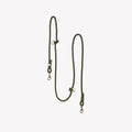'Moss Green' - Hands Free Braided Leash