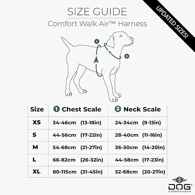 DOG Copenhagen Comfort Walk Air 3.0 Uprząż, pomarańczowe słońce