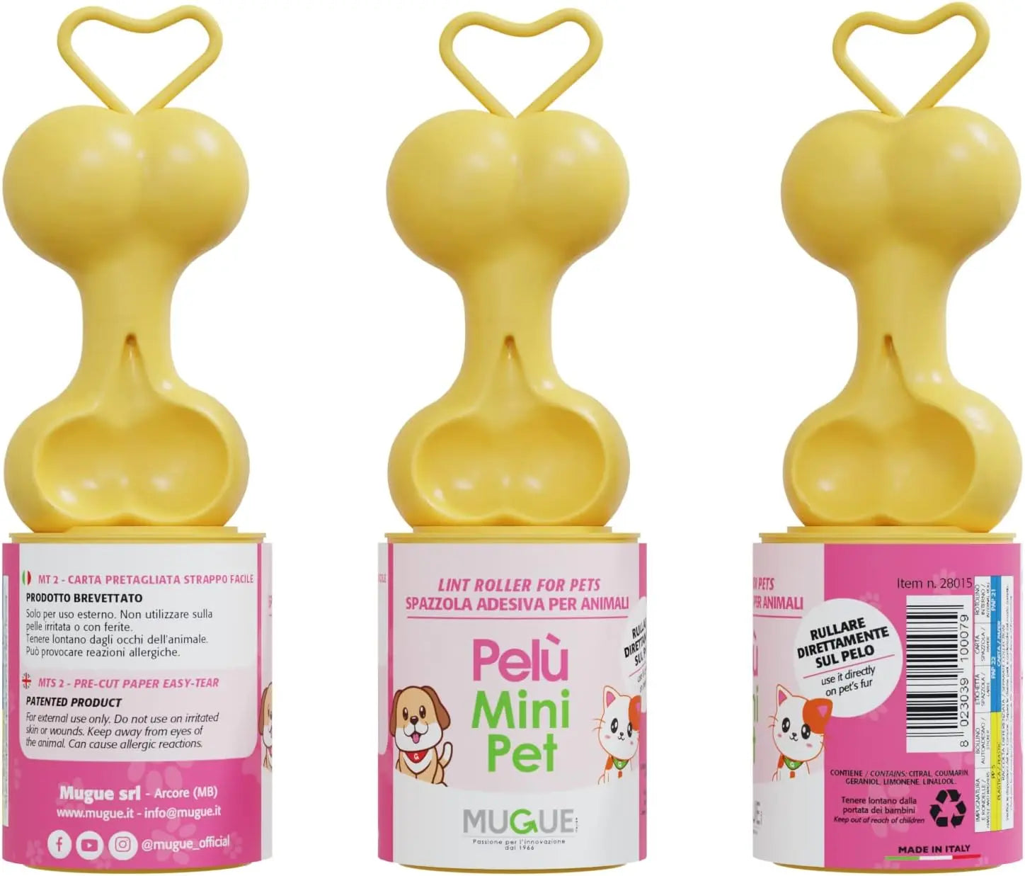 Pelu Mini Pet Lint Roller Pocket Size 1 szt Mugue
