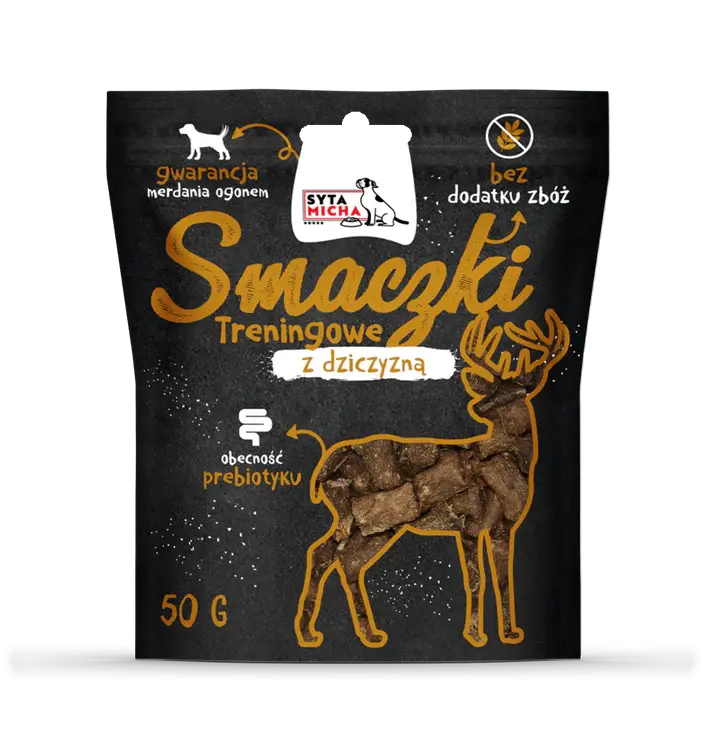 Smaczki treningowe z dziczyzną 50g Syta Micha