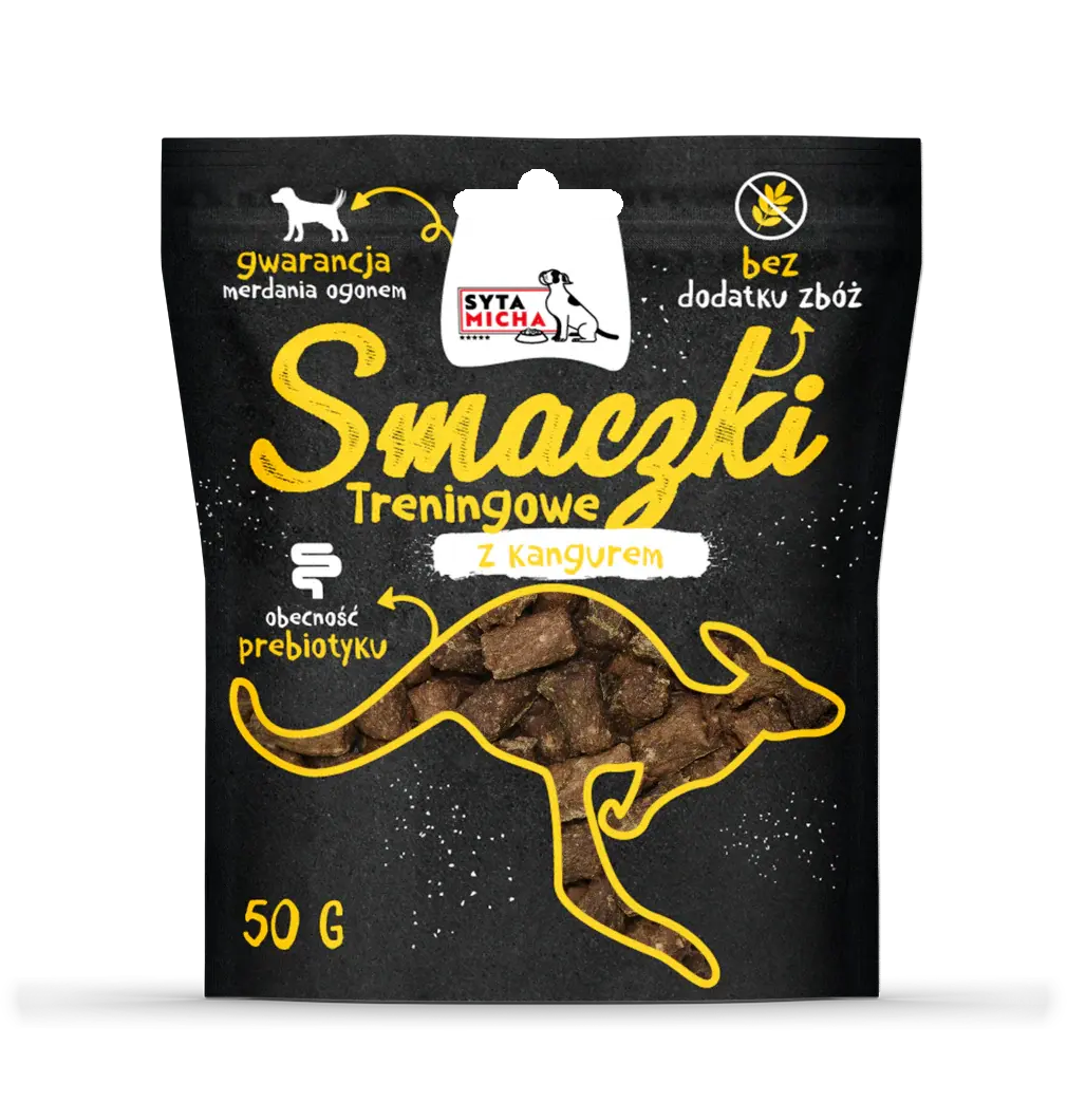 Smaczki treningowe z kangurem 50g Syta Micha