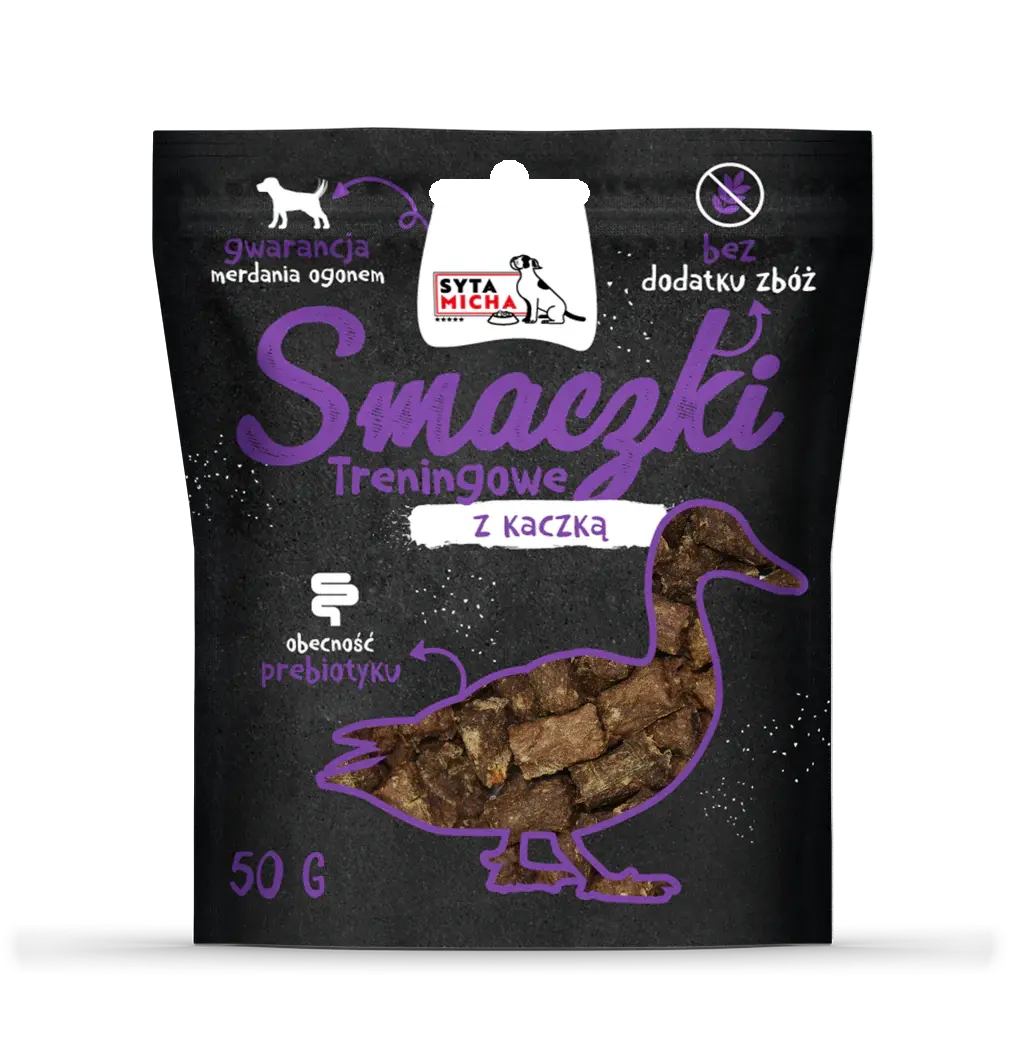 Smaczki treningowe z kaczką 50g Syta Micha