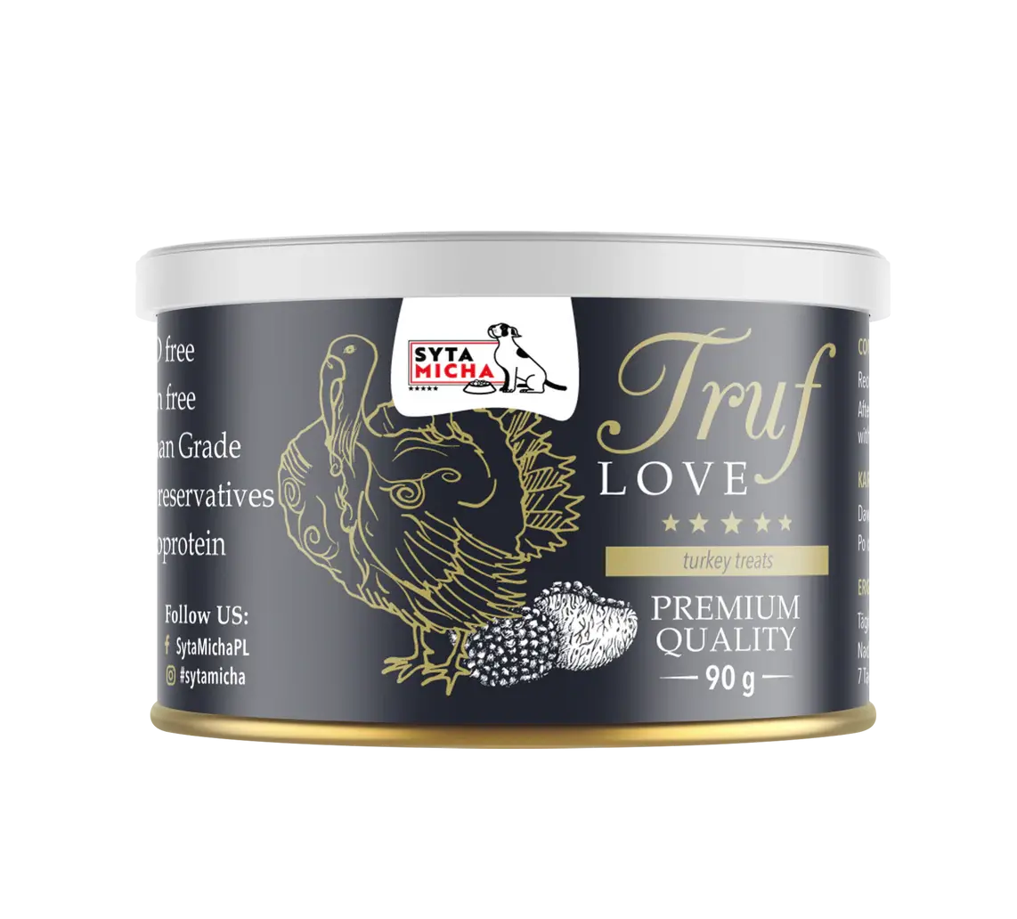 TrufLove smaczki dla psa z indykiem 90g Syta Micha