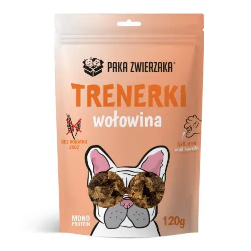 Trenerki Wołowina 120g Paka Zwierzaka