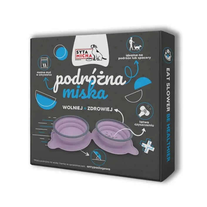 Syta Micha - Miska składana 500ml - zielona Syta Micha