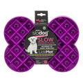 Miska slow food spowalniająca jedzenie SMALL SLODOG® fioletowa Slodog
