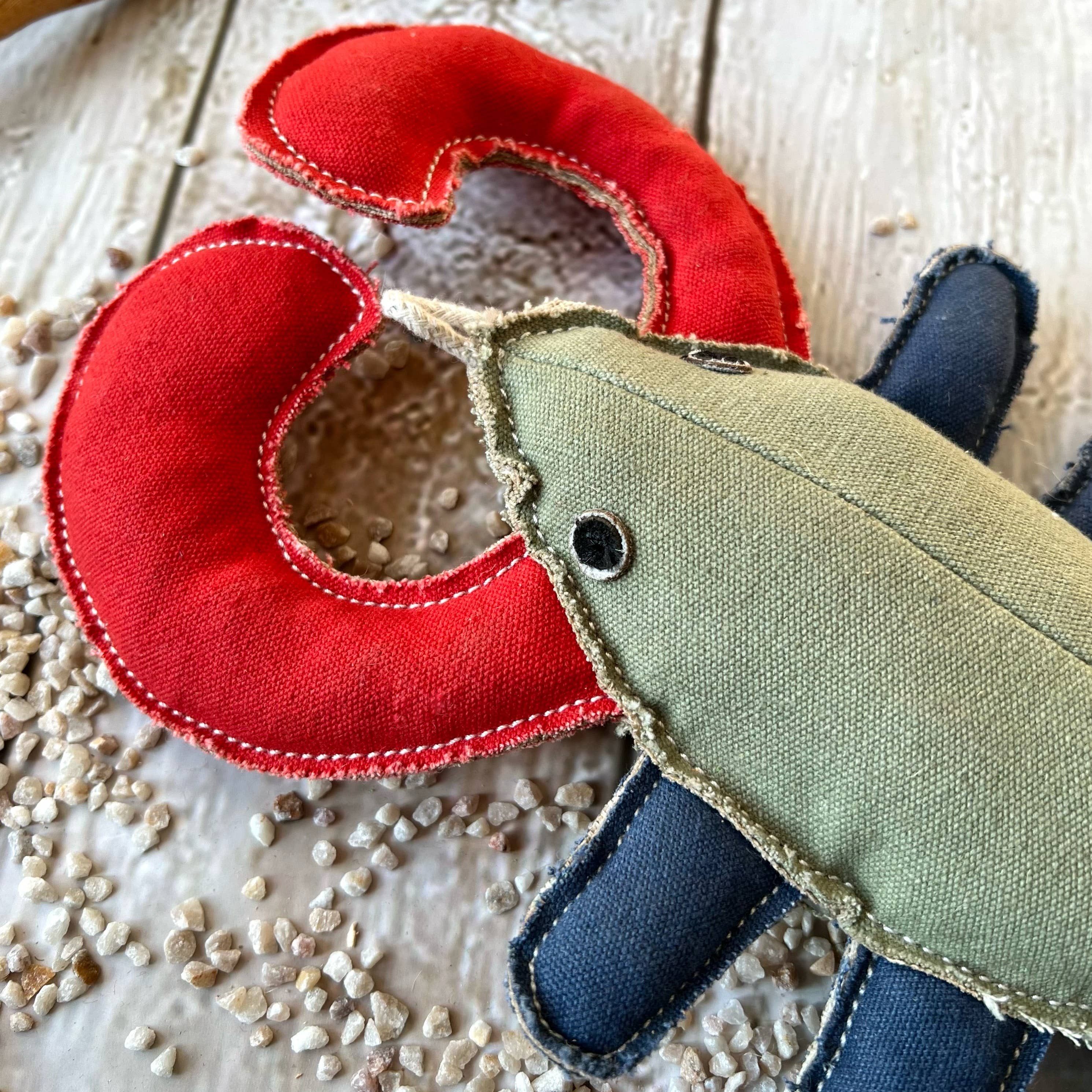 Homar z wytrzymałego płótna bawełnianego z wypełnieniem z włókna kokosowego 🦞  lub jako nazwa produktu: