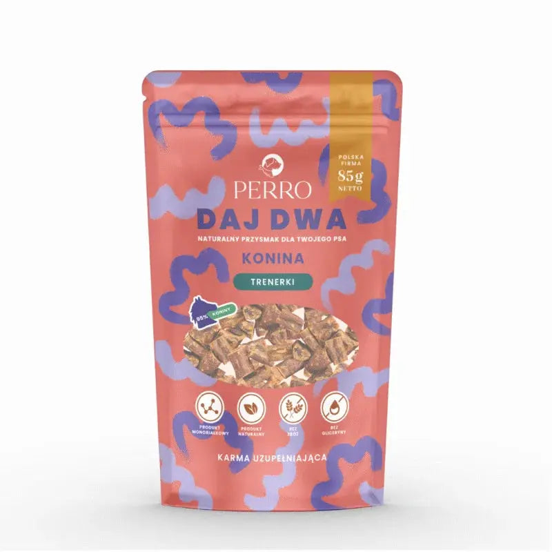 DAJ DWA Konina Trenerki 85g - Psijemność