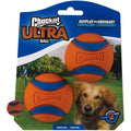 Chuckit! Ultra Ball M (6,4cm) - sprężysta piłka dla psa, bez piszczałki - 2szt.