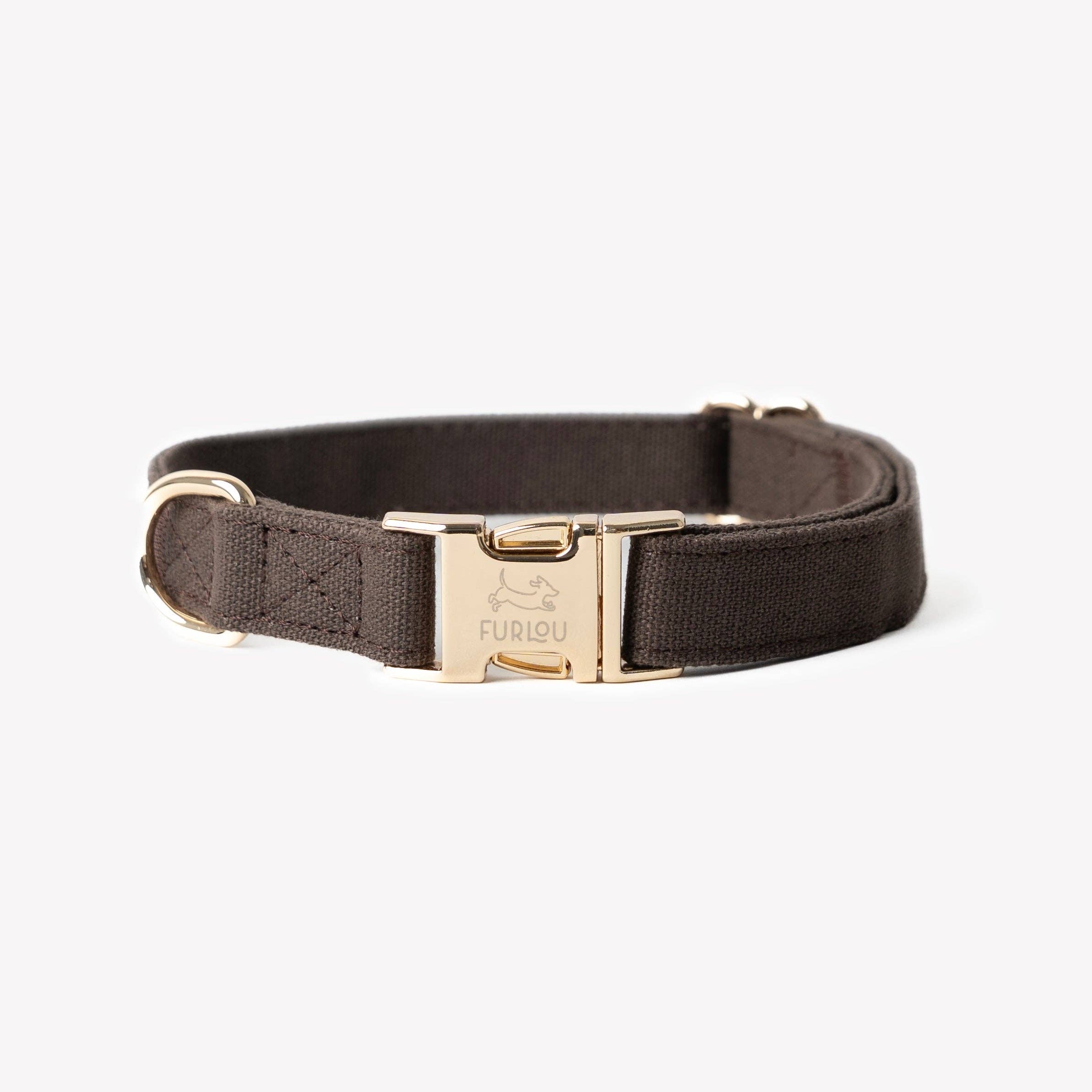 Obroża Canvas dla psa – Brown