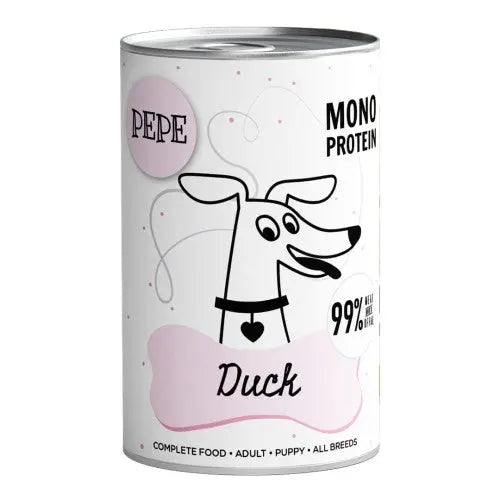 Karma mokra PEPE Duck (kaczka) 400g Paka Zwierzaka