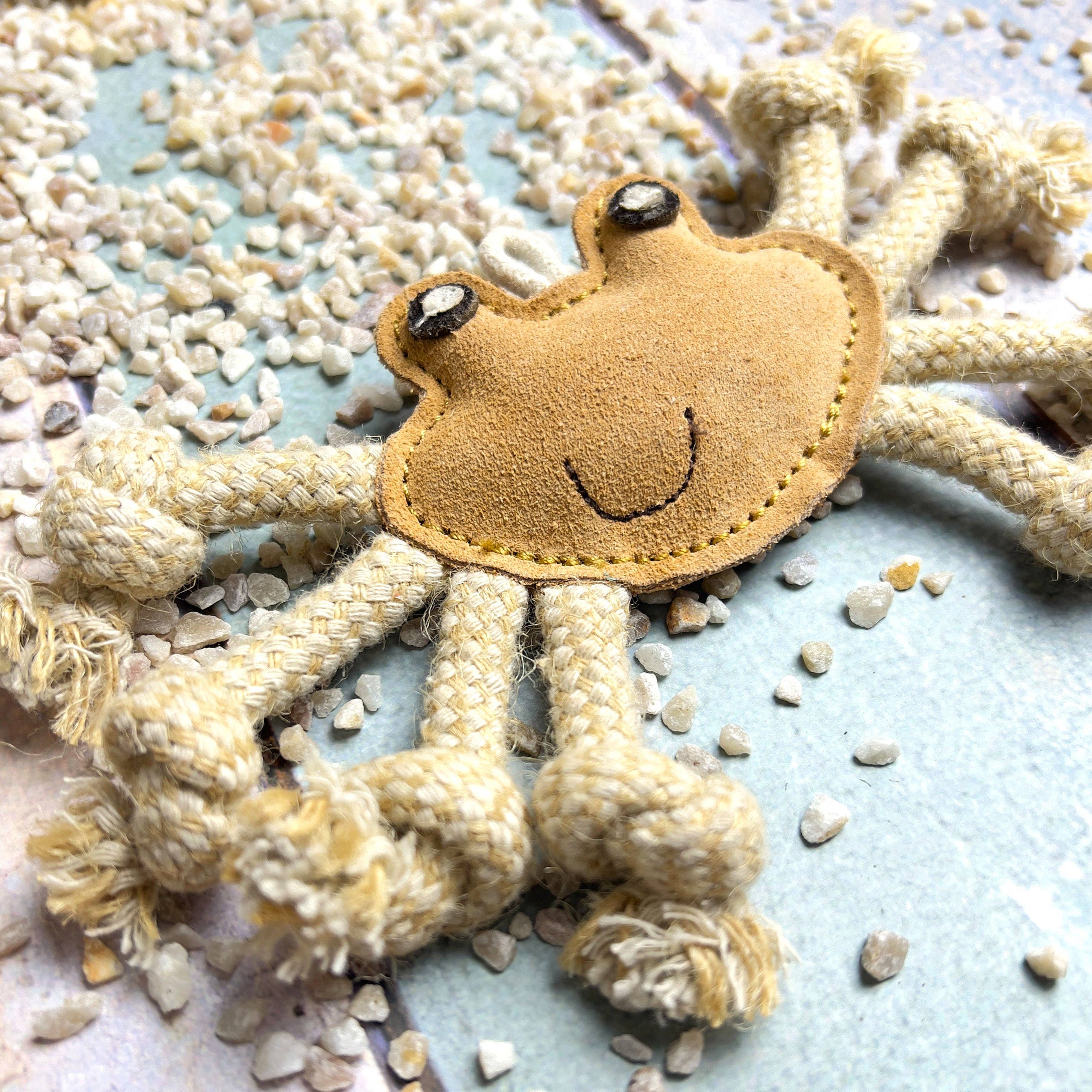 Naturalna zabawka dla małych psów LITTLE CRAB 🦀🦀🦀