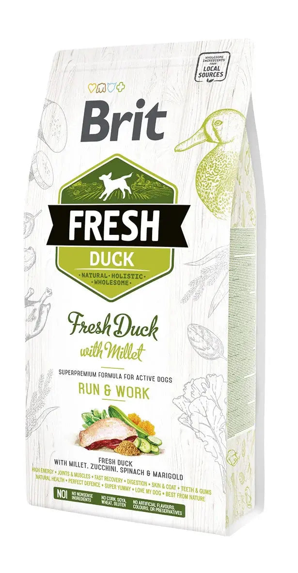 Brit Fresh Duck & Millet Adult Run & Work Brit