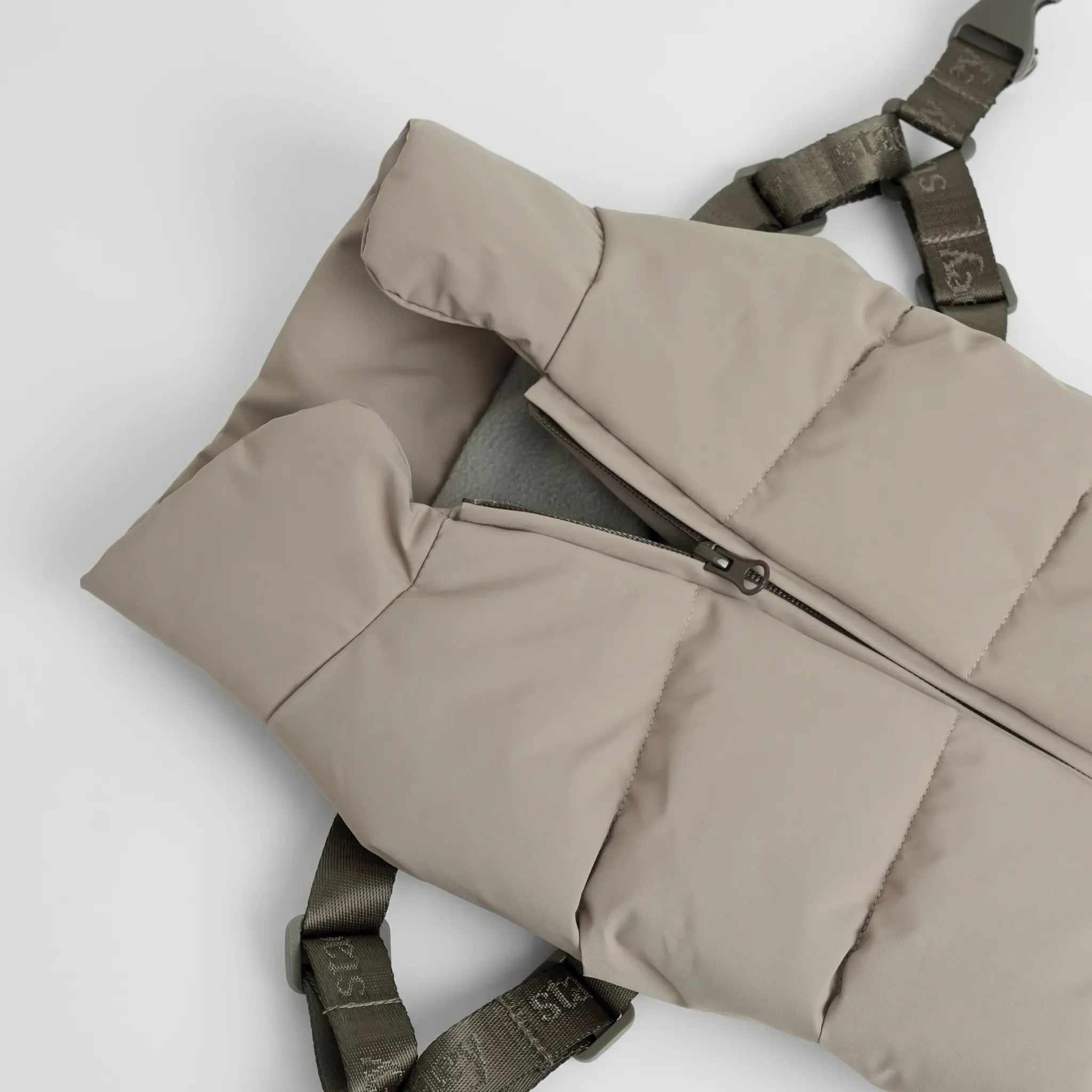 Vera Dog Coat with Harness | Sand: XS Staey