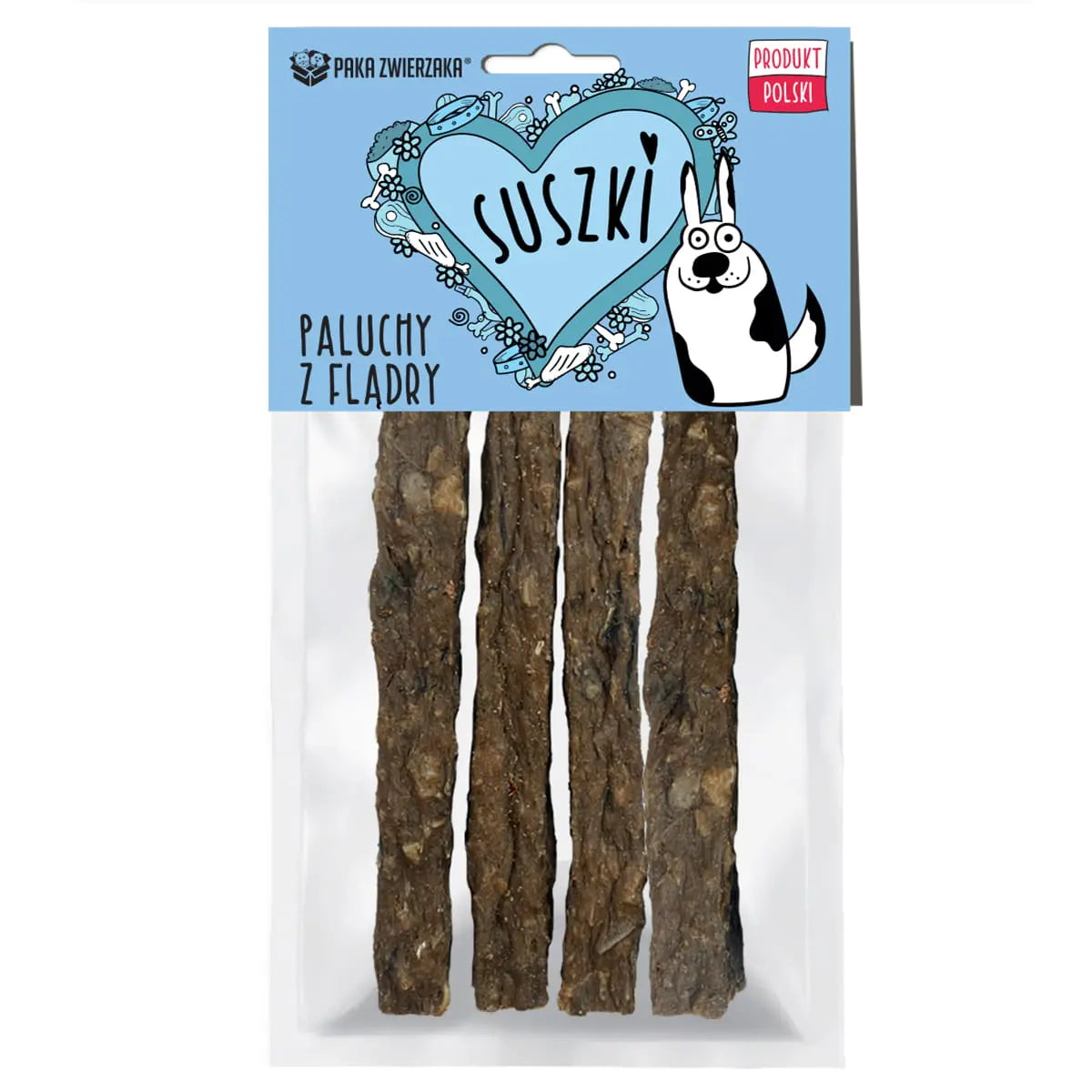 SUSZKI Paluchy z flądry 4szt. (60g) Paka Zwierzaka