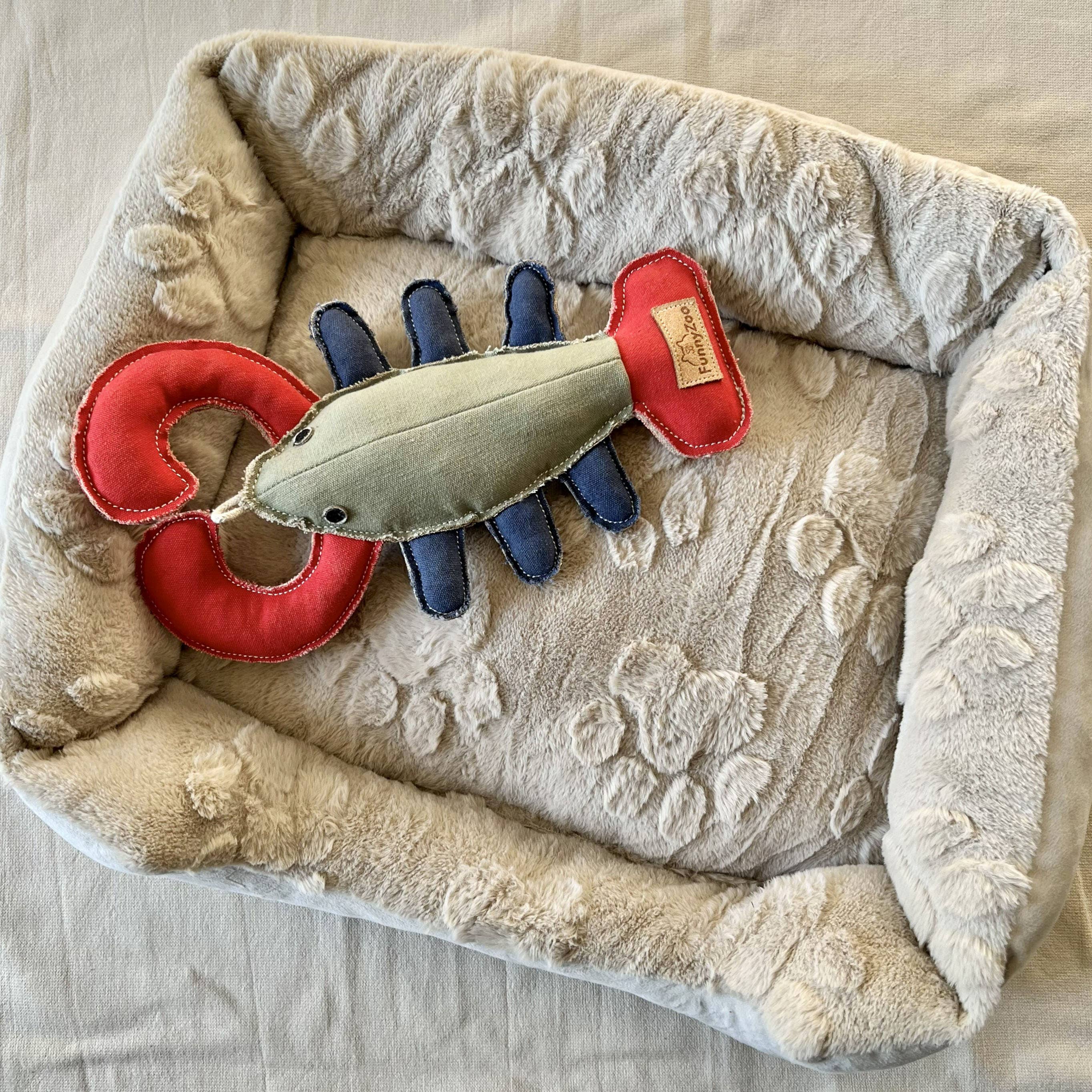 Homar z wytrzymałego płótna bawełnianego z wypełnieniem z włókna kokosowego 🦞  lub jako nazwa produktu: