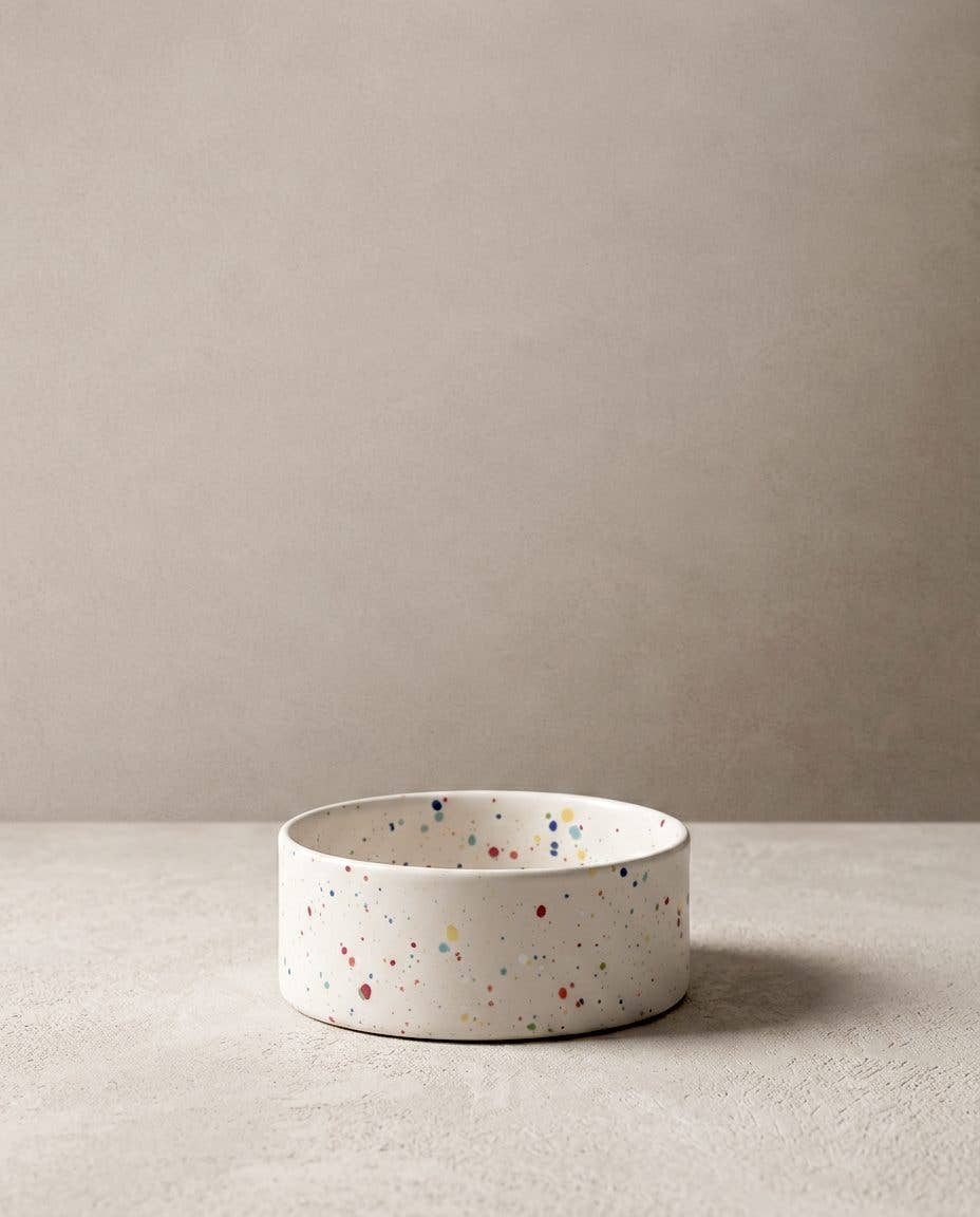 New Party Pet Bowl 14cm White