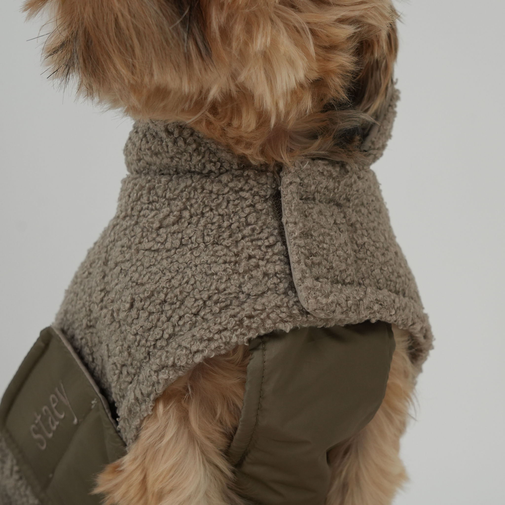 Dog Coat Teddy | Taupe: XS Staey