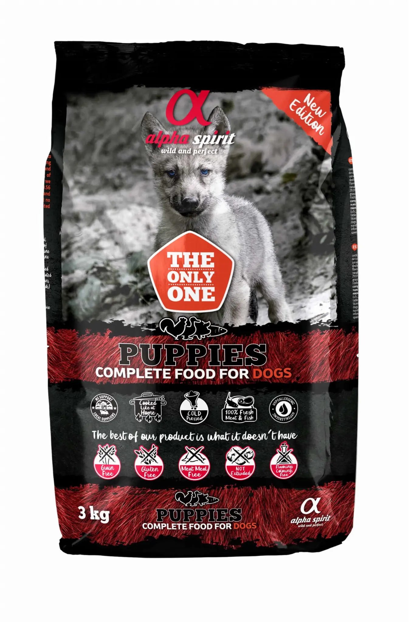 ALPHA SPIRIT PUPPIES sucha karma dla szczeniaka 3 kg
