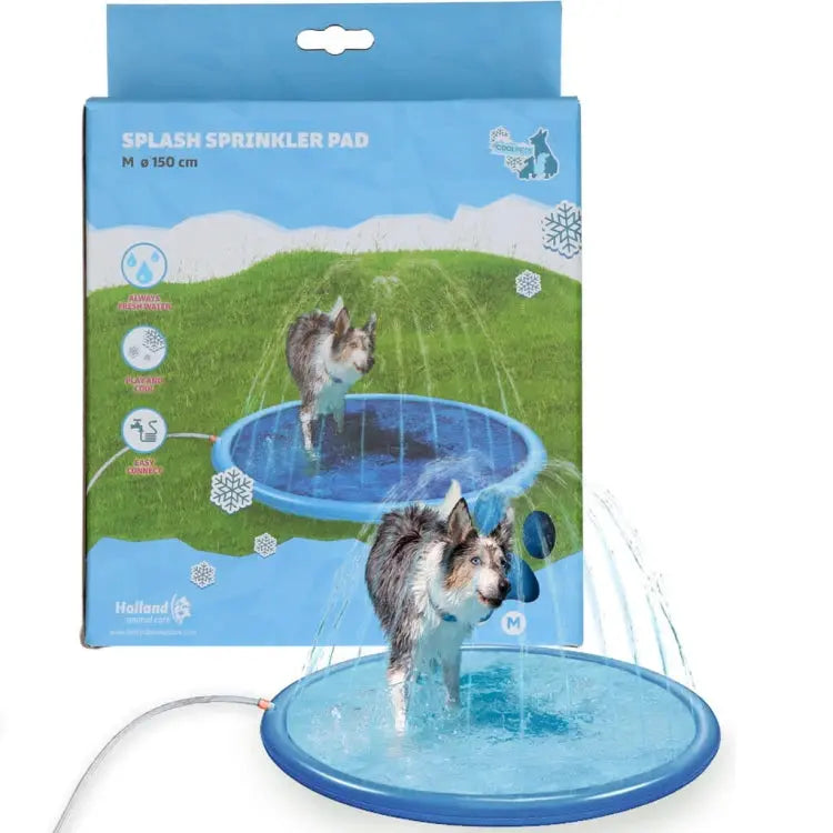 Coolpets Mata dla psa Coolpets Splash – mata z fontanną i spryskiwaczem 150 cm