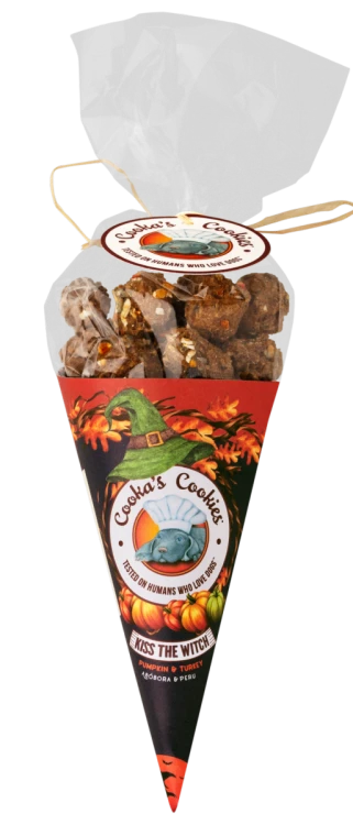 Cooka’s Cookies KISS THE WITCH halloweenowe przysmaki dla psa 50g