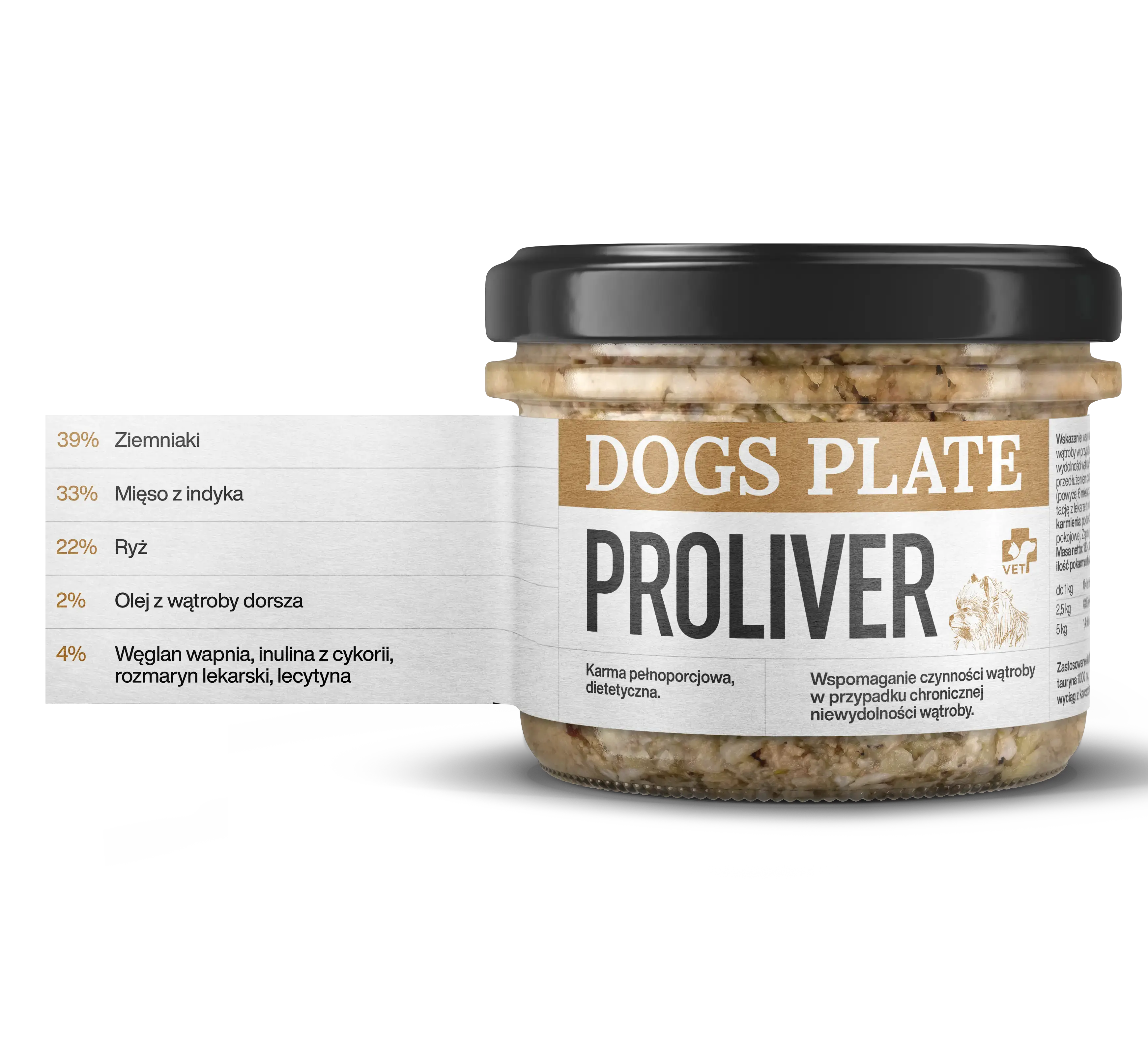 Dogs Plate Proliver 180g