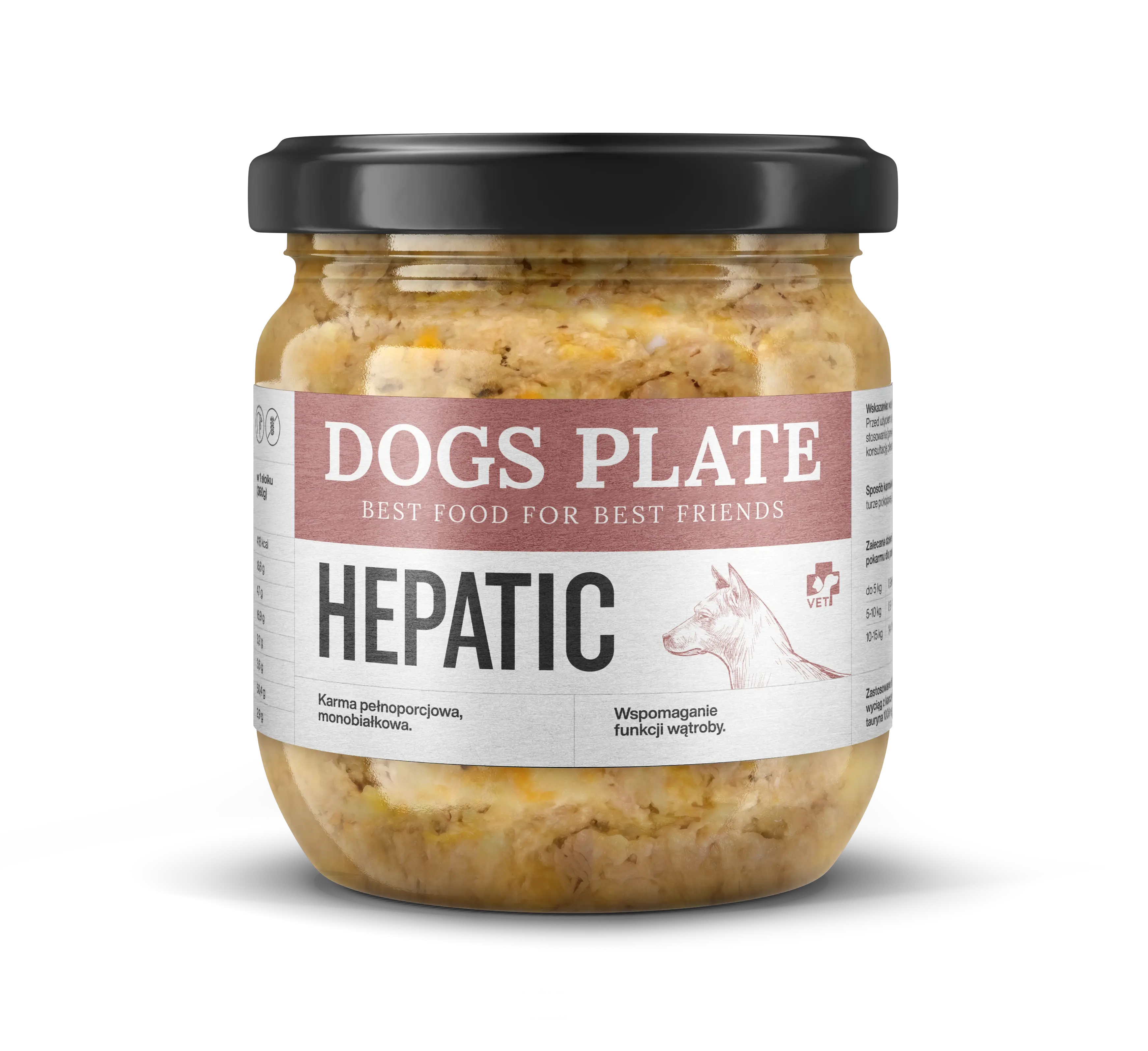 Dogs Plate Vet Hepatic 360g