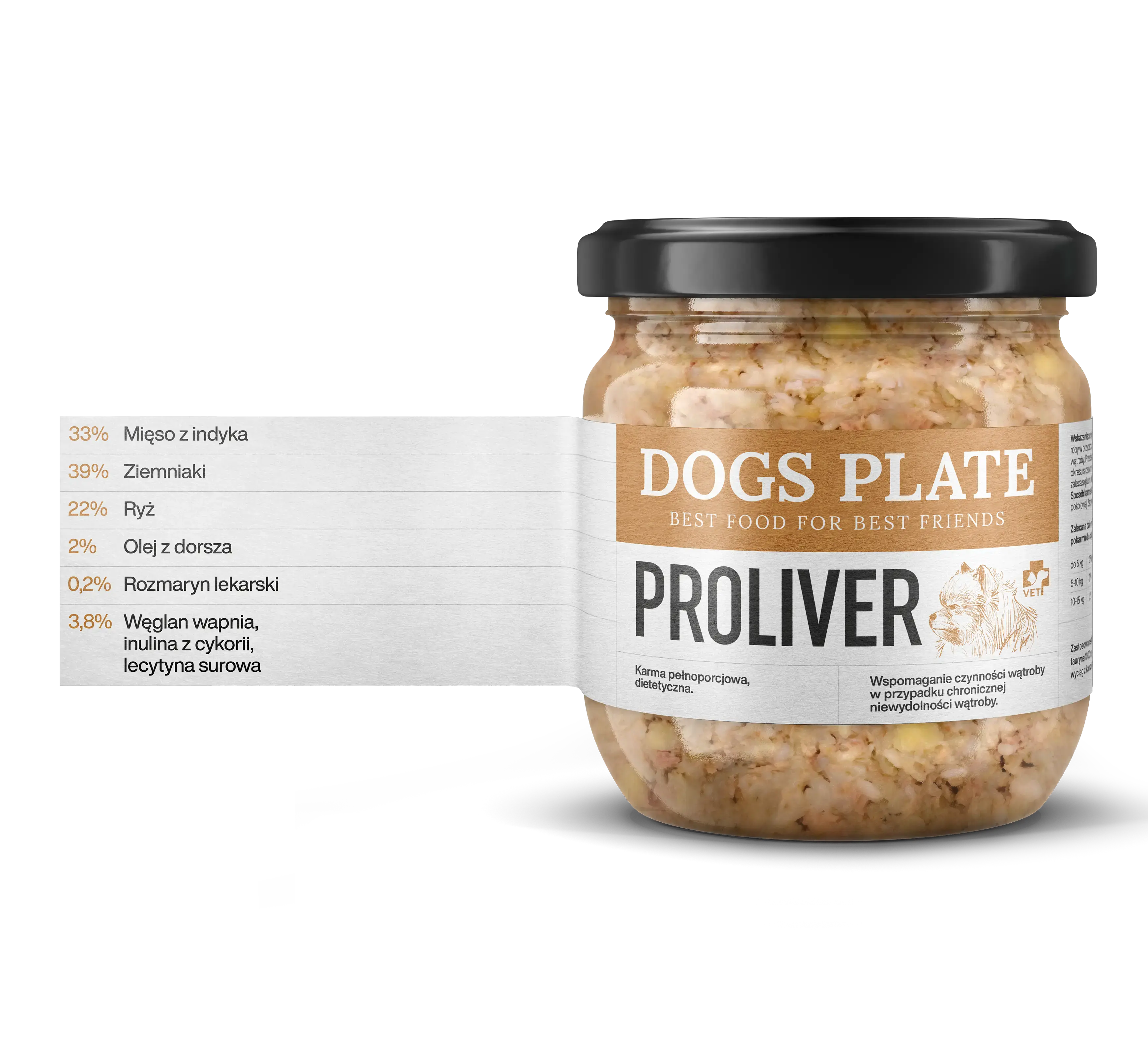 Dogs Plate Proliver 360g