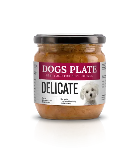 Dogs Plate Delicate 360g Dogs Plate
