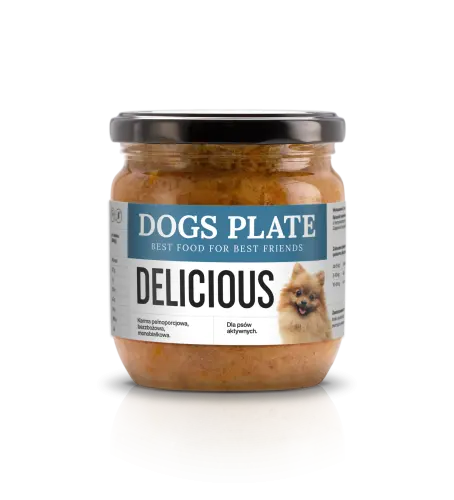Dogs Plate Delicious 360g Dogs Plate