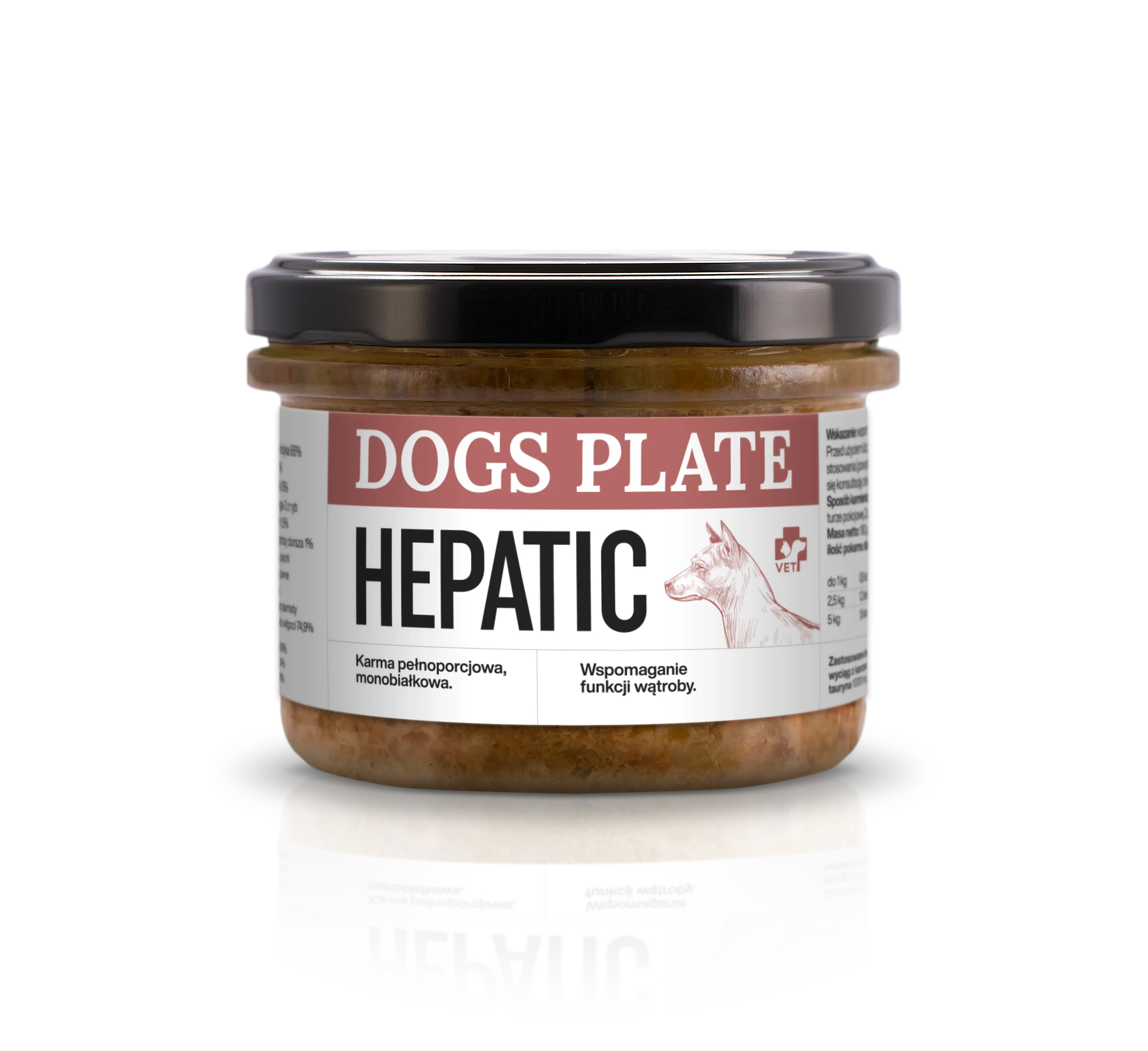 Dogs Plate Vet Hepatic 180g Dogs Plate