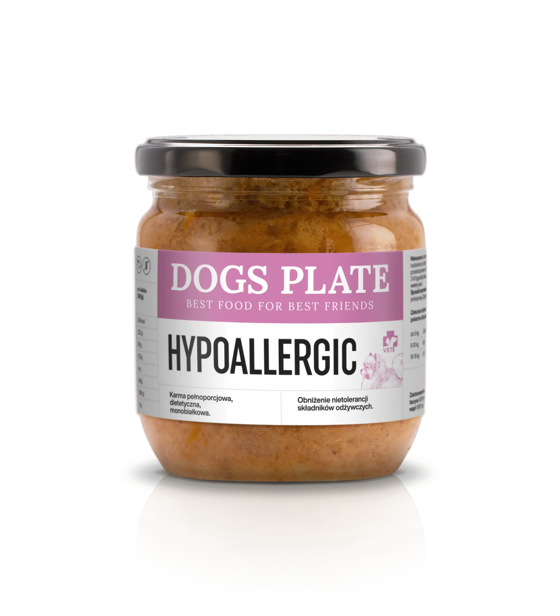 Dogs Plate Vet Hypoallergic 360g Dogs Plate