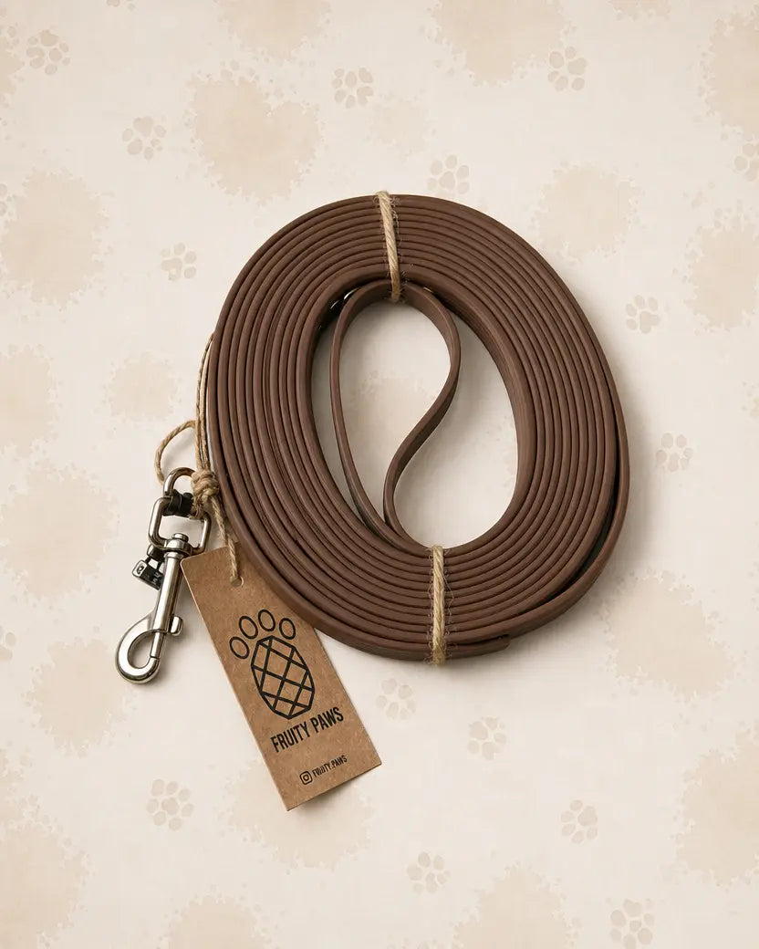 Linka treningowa dla psa 5m | 10mm CHESTNUT HEXA