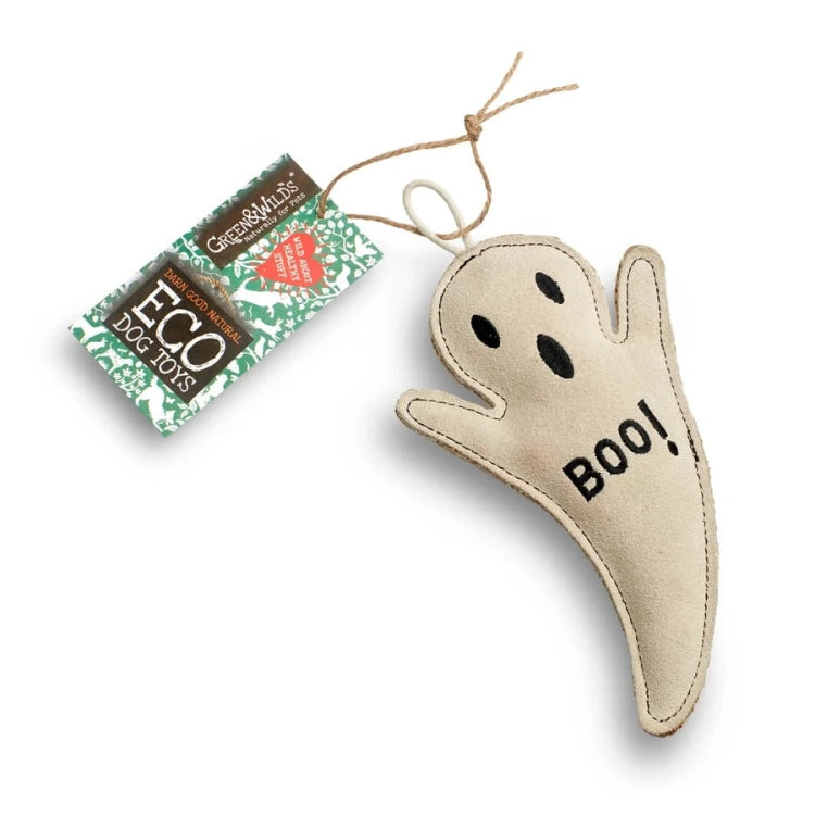 GREEN & WILD'S Boo Hoo Ghost (Duszek) zabawka ekologiczna dla psa