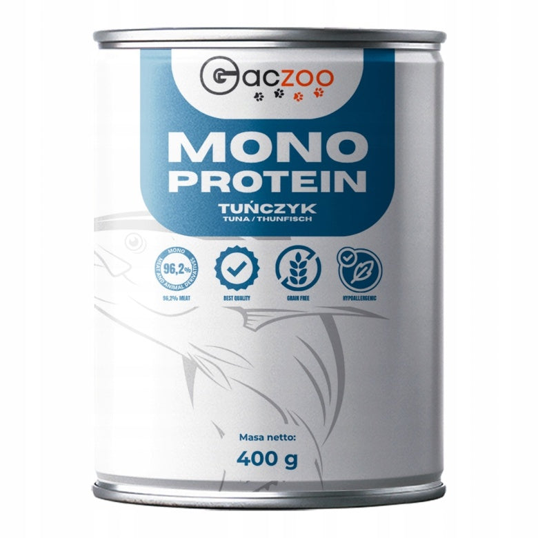 Monobiałkowa karma mokra dla psa Tuńczyk 400g Gaczoo Mono Protein