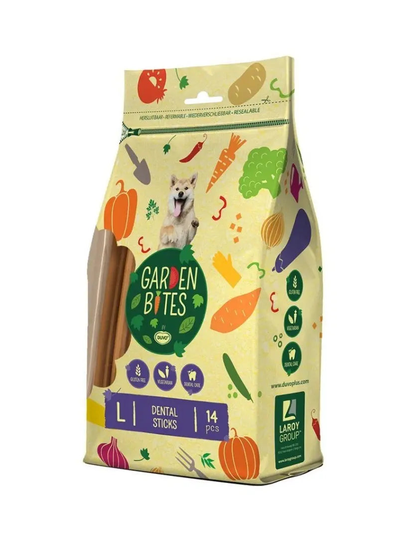 Garden Bites - Dental Sticks - rozmiar L - 14 szt. - gryzaki dentystyczne dla psa