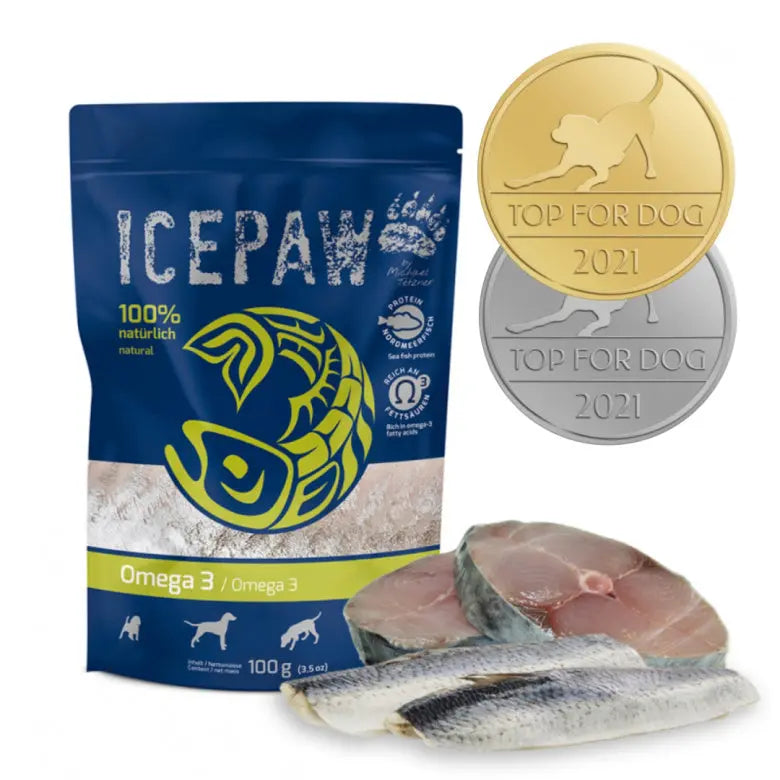 ICEPAW High Premium Omega-3 - makrela i śledź dla psów (100g) ICEPAW