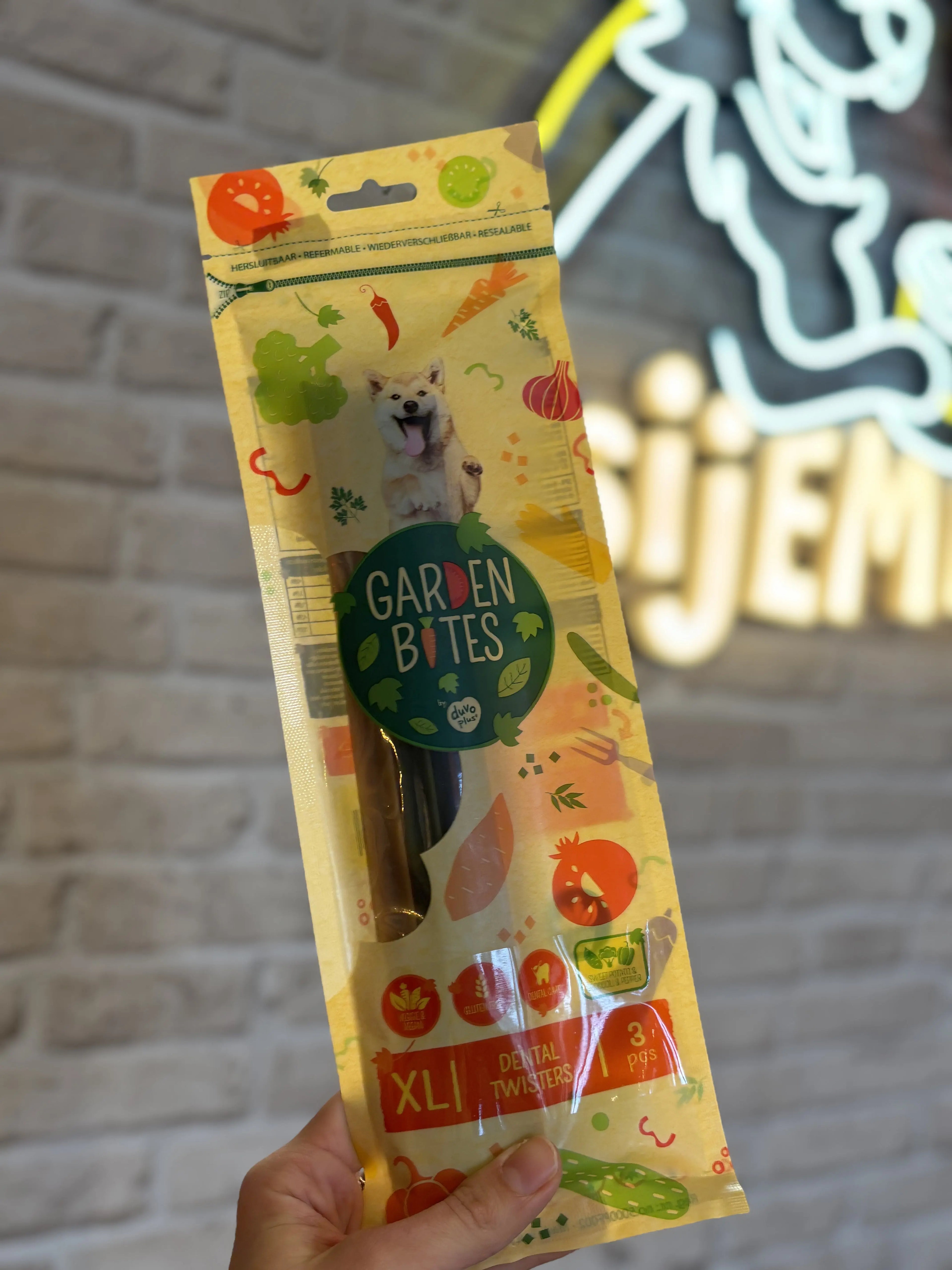GARDEN BITES DENTAL TWISTERS ``XL`` 25cm 3szt