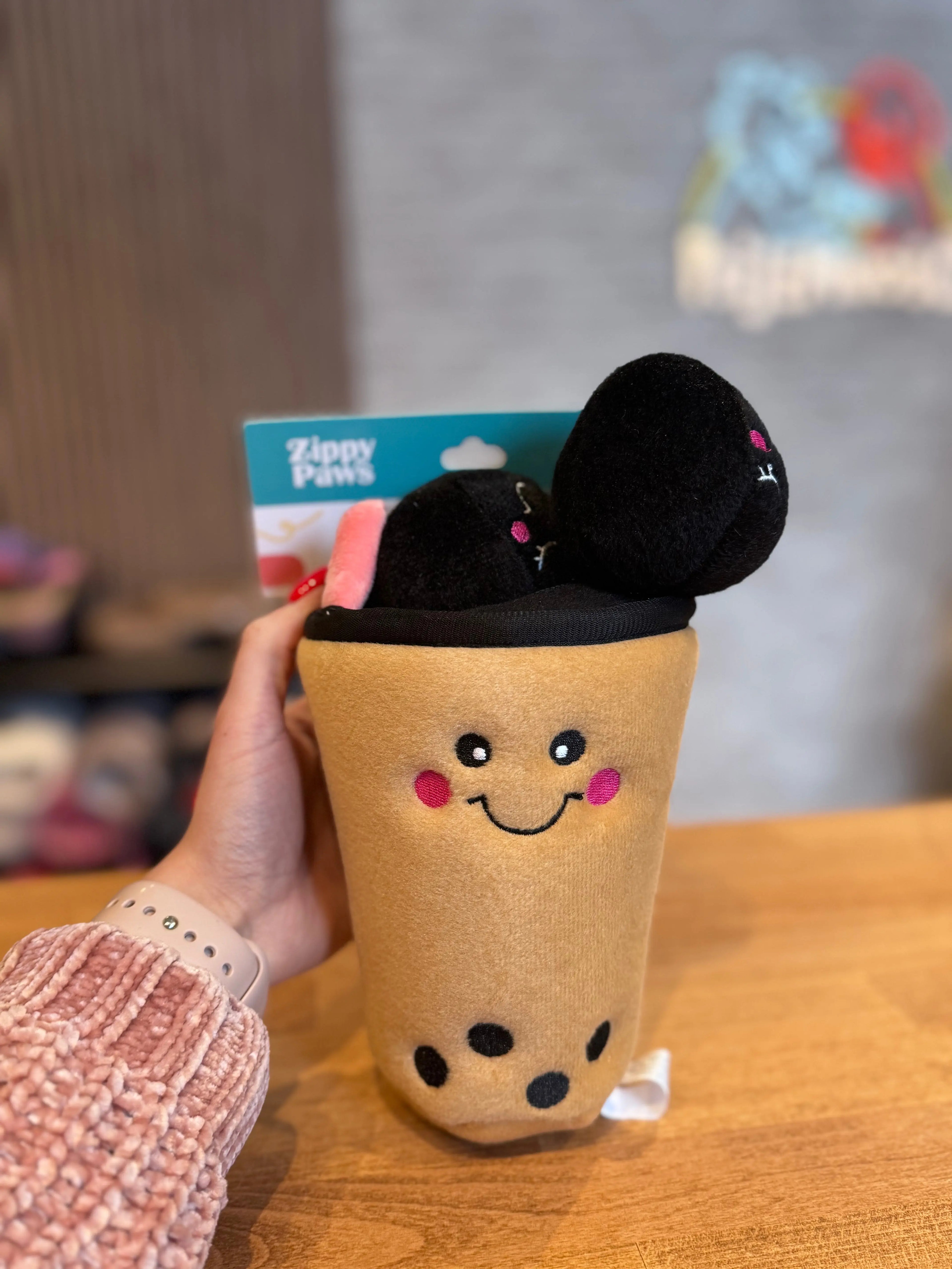 ZippyPaws pluszowa norka Boba Milk Tea ZP1065 - ZippyPaws