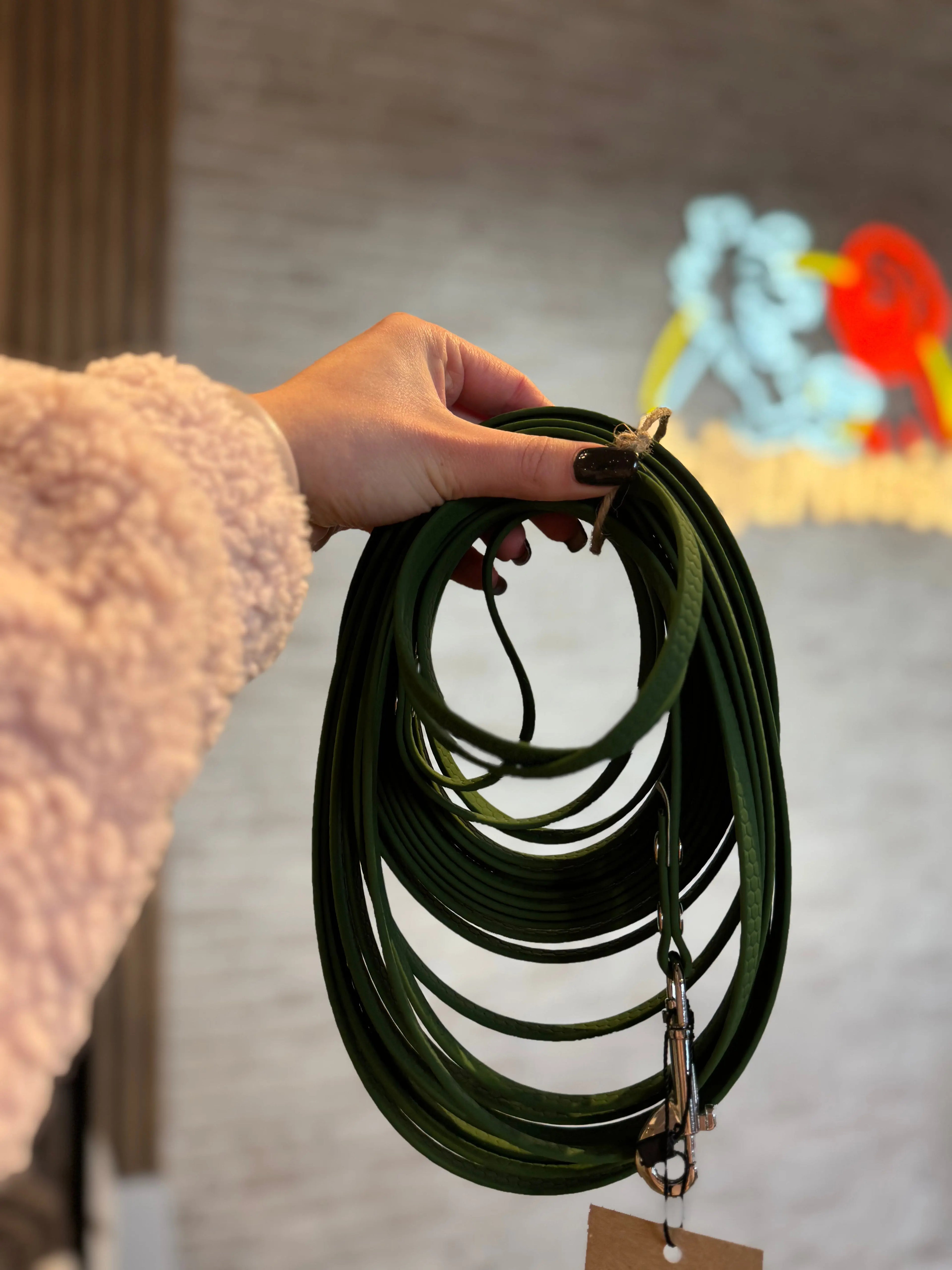 Linka treningowa dla psa 10m | 10mm Kiwi Hexa