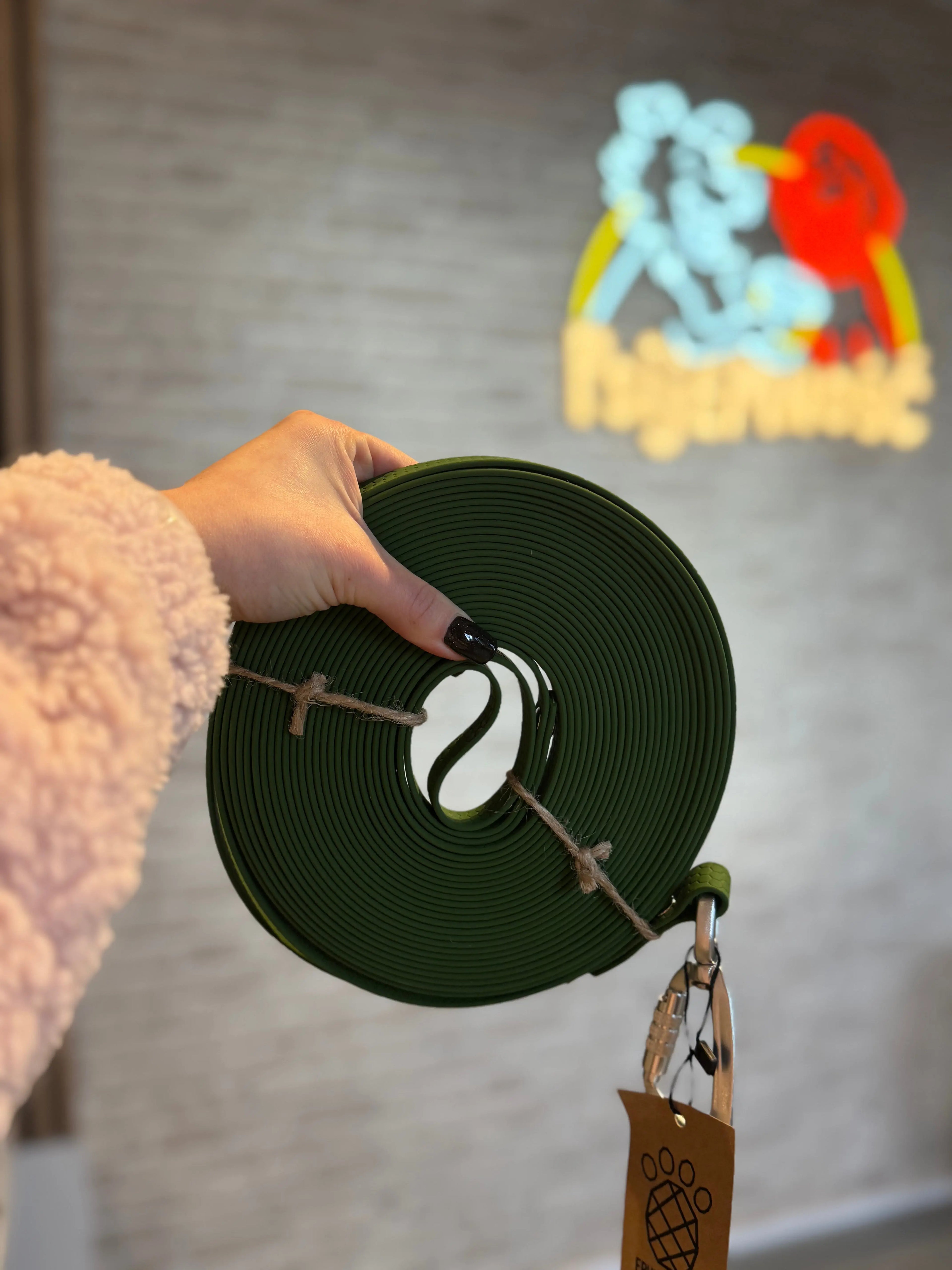 Linka treningowa dla psa 10m | 16mm KIWI HEXA